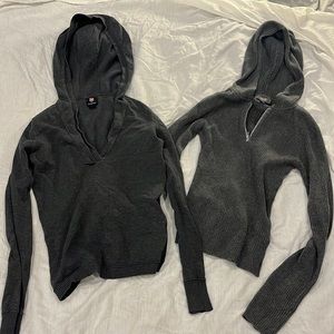 100% Cotton Grey knit long sleeve bundle